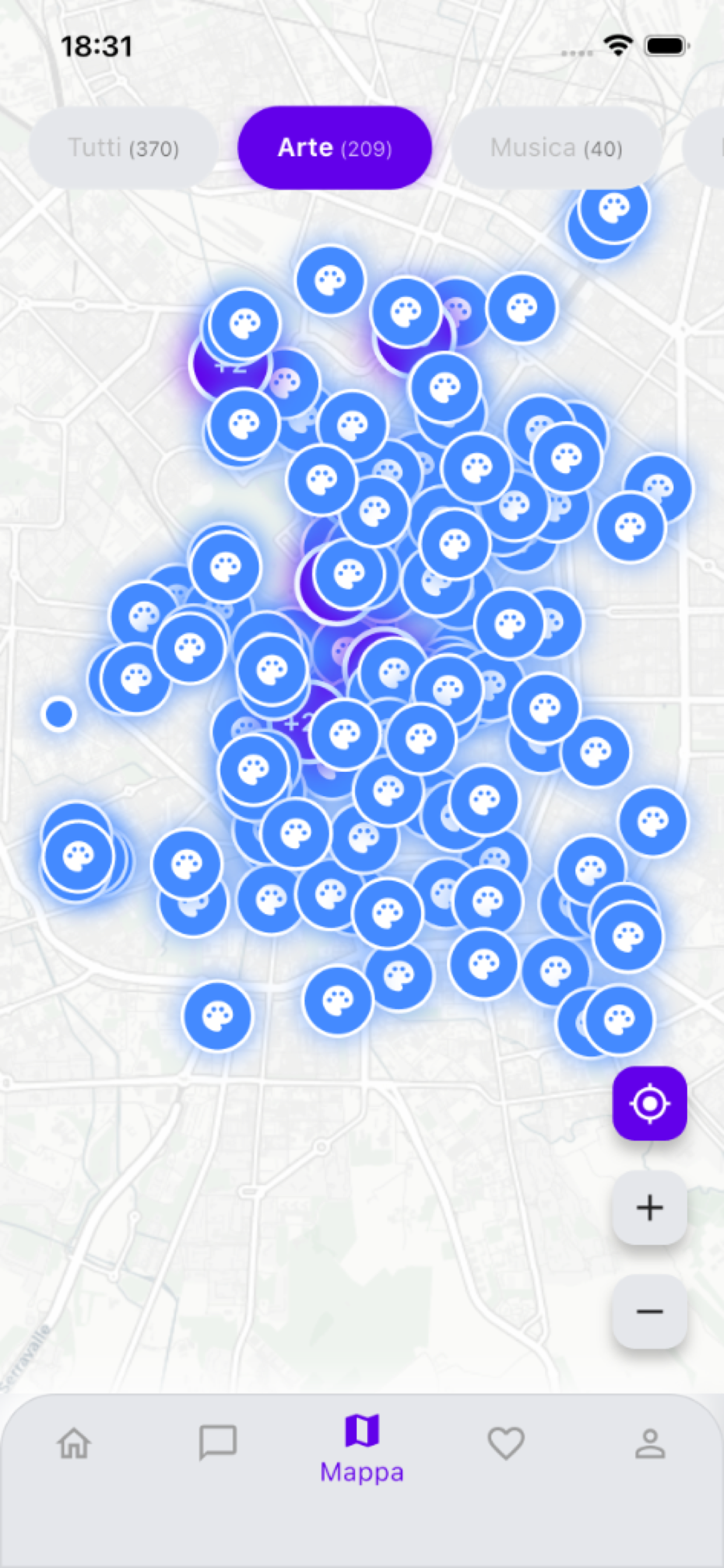 Esplora la Mappa